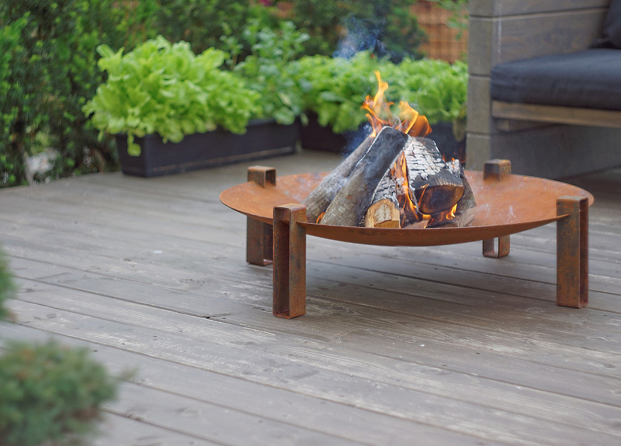 ALFRED RIESS Stromboli Steel Fire Pit - Large - Alfred Riess